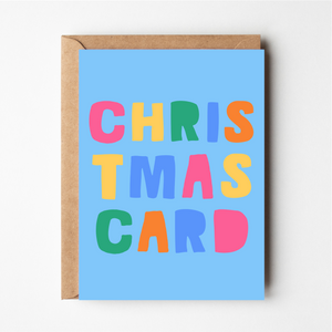 Christmas Card Blue