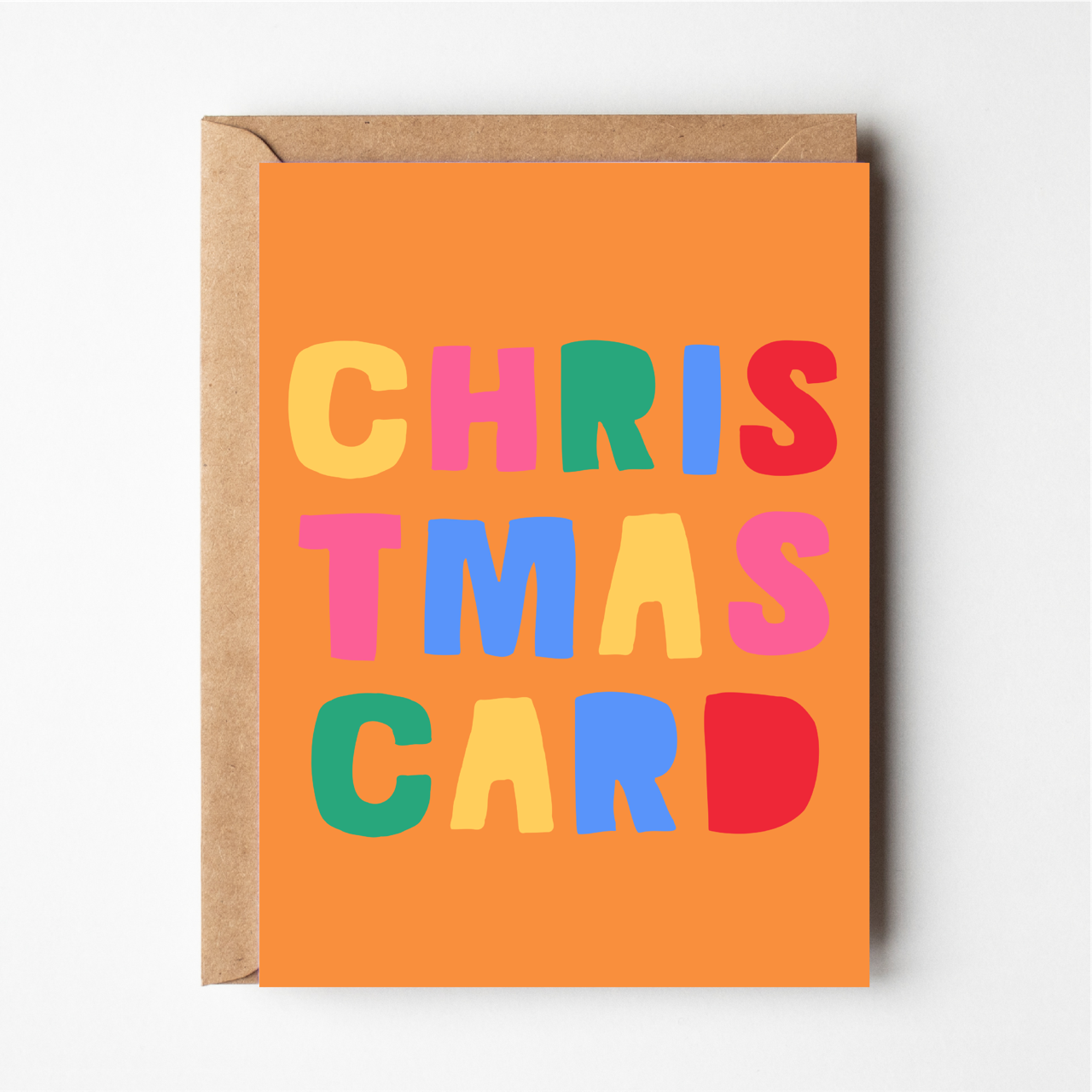 Christmas Card Orange