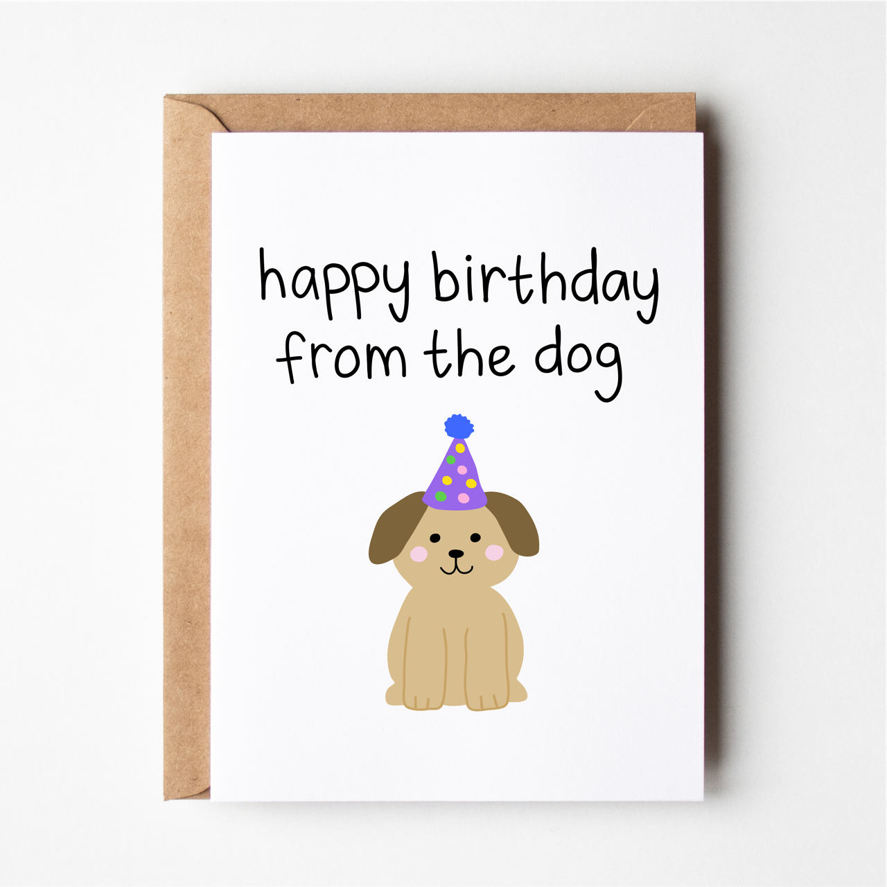 Happy Birthday from the dog