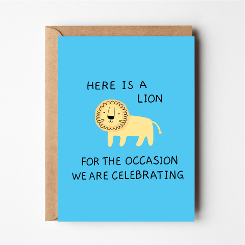 Here is a Lion