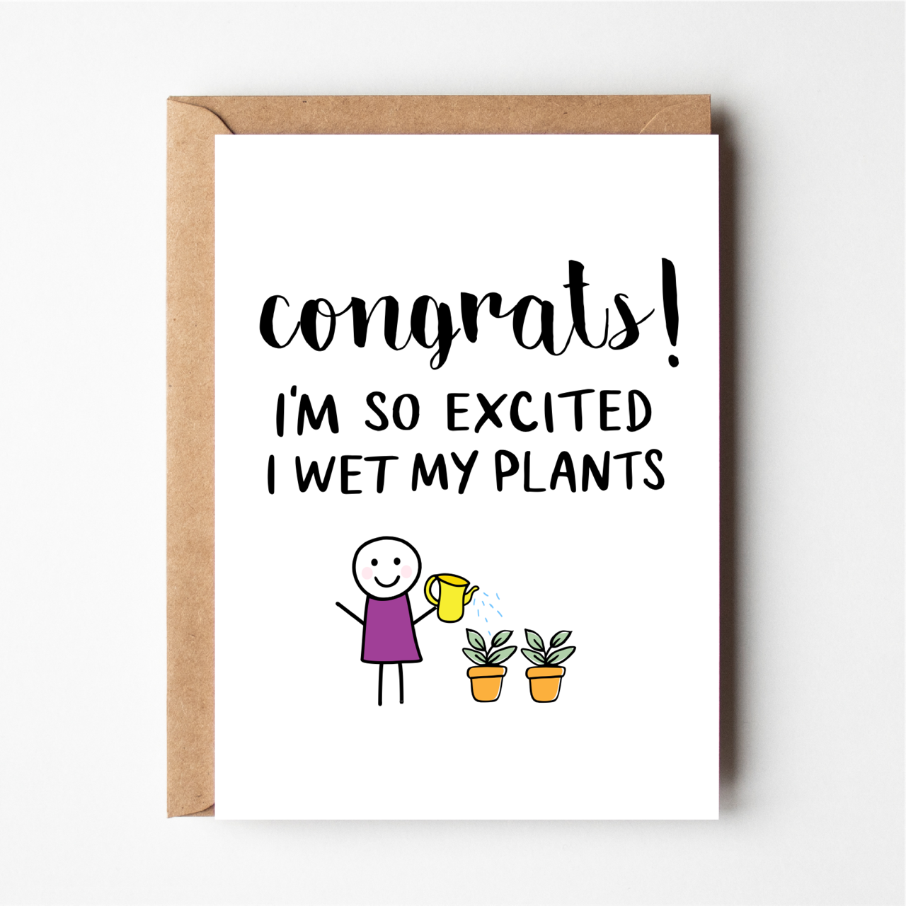Congrats! I'm so excited I wet my plants