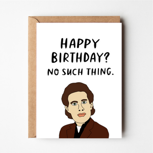 Seinfeld Birthday Card