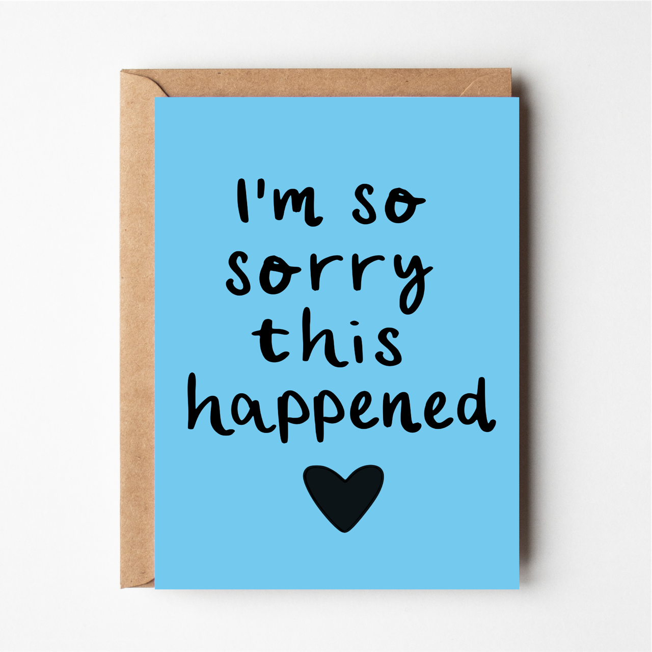 I'm sorry card