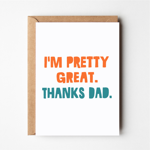 Thanks Dad