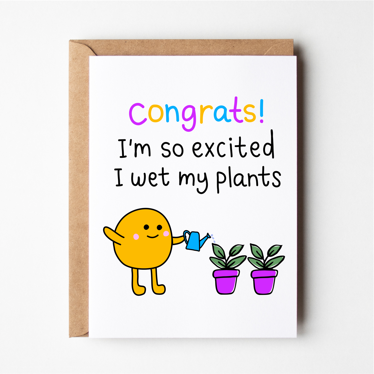 Congrats! I'm so excited I wet my plants