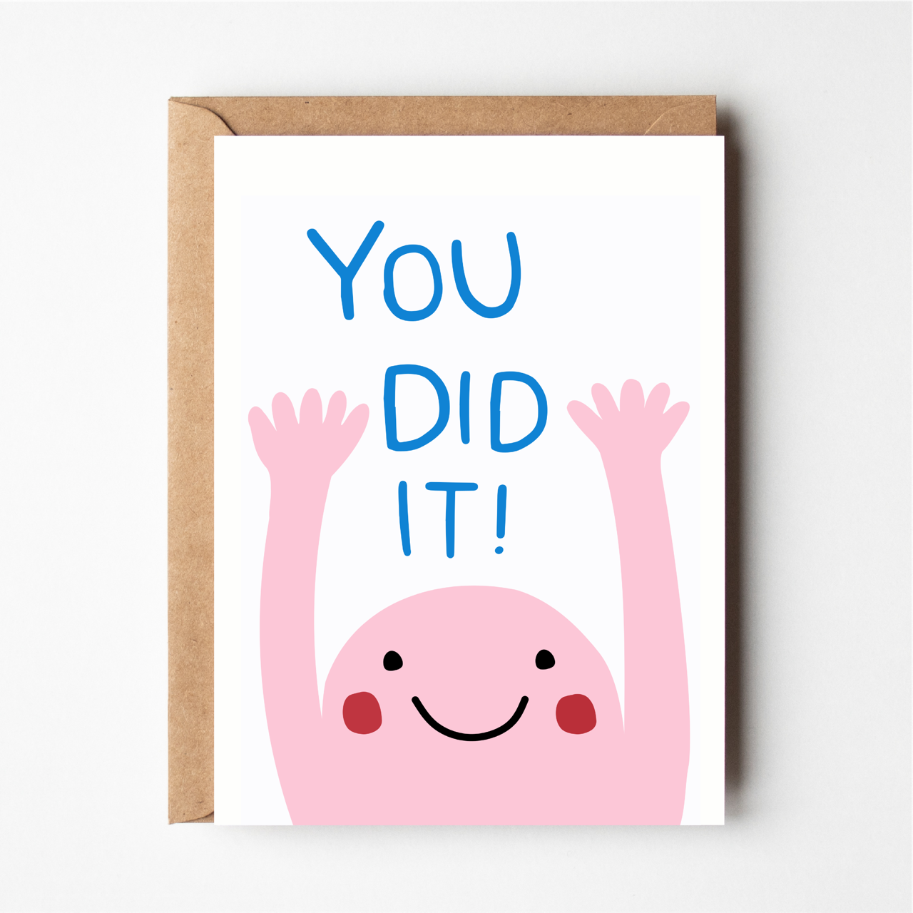 You did it