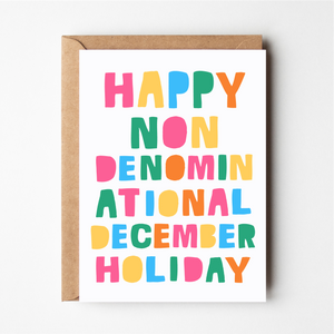 Non denominational card
